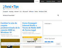 Tablet Screenshot of portalmastips.com